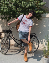 スピーディープリント リンガー 半袖Tシャツ
