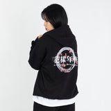 SNOW PLUM BLOSSOM HOODIE (BLACK)