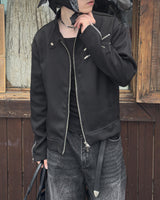 Rix tweed biker jacket