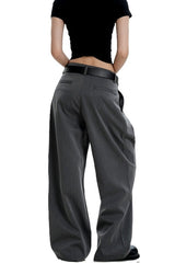 Draped Pleated Trousers