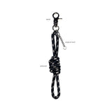 rope keyring (black)