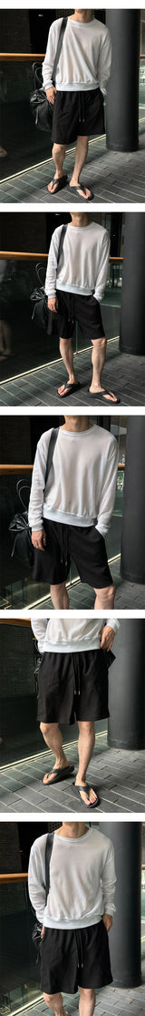 [Unisex] アイスクロップサマーニット(5color)