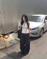 ナイロンストリングカーゴパンツ