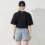 Silver Apple T-shirt (Black)