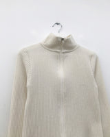 Essential Knit Half-Neck Zip-Up (3color)