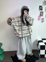 スウェットバルーンバックポイントロングパンツ🤎🖤🩶3COLOR