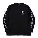 BBDスケッチロゴロングTシャツ(Black)