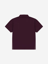 1/2 レギュラーサイドパネルPKティー (BURGUNDY)