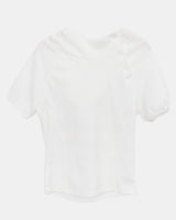 ターンハイネックフードボタン長袖Tシャツ