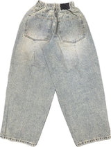 Biker Patch Denim Pants – M, L (3 Colors)