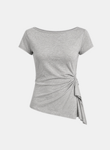 Serea Side Shirring Top