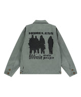 H.L WASHING WORK JACKET KHAKI