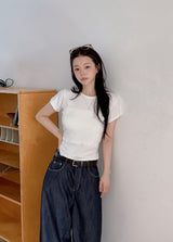 HT ベーシックラウンドショートスリーブTシャツ (6color)