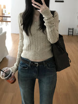 Miz V-neck knitwear (3 colors)