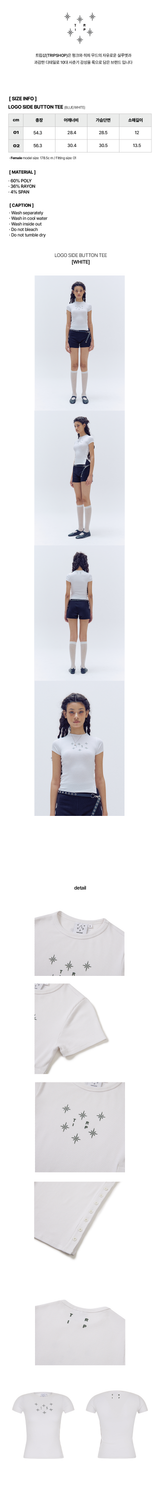 LOGO SIDE BUTTON TEE