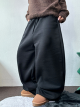 フリースピカブル ❤‍🔥M-XL❤Bベーシックワイドロングパンツユニセックス🩶2カラー