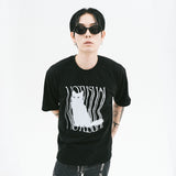 ラフキャットTシャツ - 5COLOR