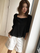Roll-up half pants