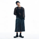 Camo 8-quarter Sweat Bermuda Pants - CHARCOAL
