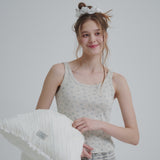 Floral Sleeveless (Grey)