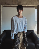 Neutral Basic U-Neck Long Sleeve T-Shirt