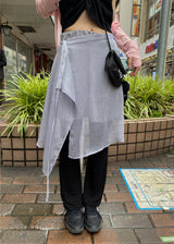VEIL WRAP SKIRT