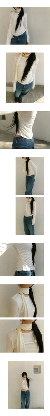milk scarf tee