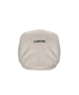 8287 Limitedition Suede Newsboy Cap (Ivory)