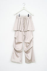 (W) Flow Satin Skirt Pants (2color)