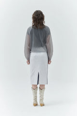 KIRSH PLAIN ULTRALIGHT CROP WINDBREAK - GRAY