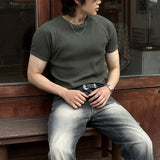 LMN Tamer Raglan Ribbed Muscle Short-Sleeved T-shirt (5 colors)