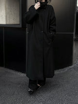シティハイネックロングコート (2color)