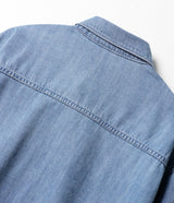26SS★ グリットスラブデニムシャツ