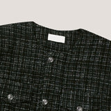 [F/W] Black line tweed jacket(2color)