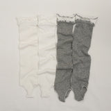［2PCS 1SET］ミルキーウェーブレッグウォーマー