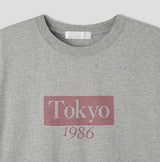 Tokyo Print Crop Short Sleeve T-shirt