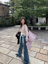 [MADE] ルールズボタンヘンリーネックニット