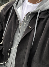 Decrab Washed Light Overfit Night Jacket