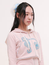 moon bear scrunchie babi blue