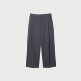 LMN リエスディープワンタックバックバンディングウールワイドスラックス(4 colors)