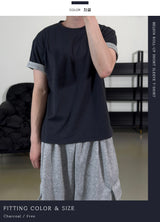 ベルディンロールアップショートスリーブTシャツ