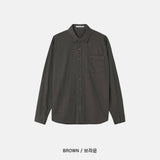 ASCLO フェードウォッシュコットンシャツ (6color)