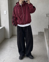 54172 Two-Way Double-Line Hooded Windbreaker (2 colors)