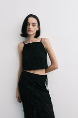 rose top (black)