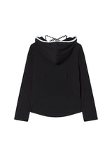 STRING TIED L/S BLACK