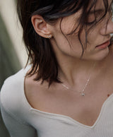 [925 silver] Deux.silver.186 / ruban earring (silver)