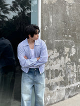 LMN Bale Stripe Shirt Jacket (2 colors)