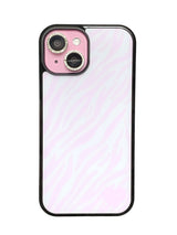 Hime zebra phone case - black glass  - standard (non-magsafe)