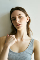 Silver925 Freckle Triple Necklace 