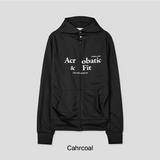 [CROP ITEM] スリムフィットジャージフードジップアップ(3color)